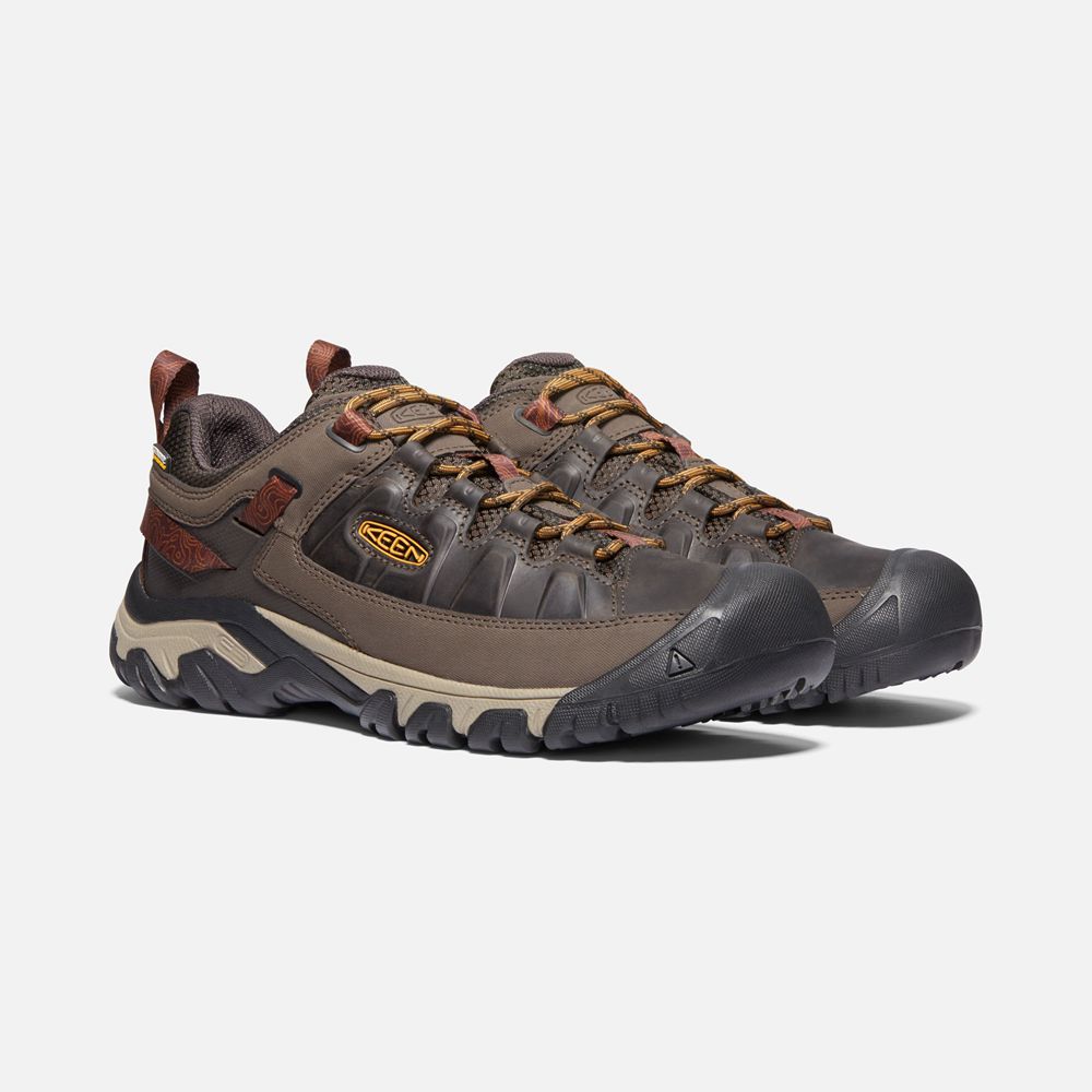 Keen Vandringsskor Herr Bruna/Orange - Targhee Iii Waterproof - 720639PAR